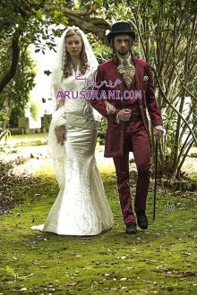 کت و شلوار مردانه قرمز