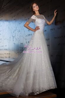 لباس عروس طرح A دنباله دار 2014