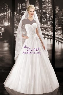 لباس عروس طرح A بلند 2014