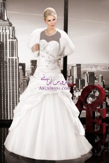 لباس عروس طرح A بلند 2014