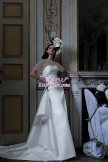 لباس عروس کلوش دنباله دار 2014