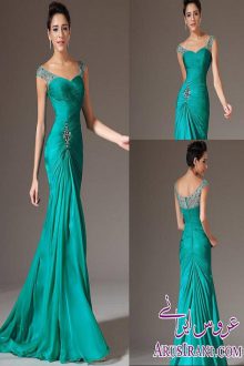 لباس مجلسی کلوش دنباله دار 2014