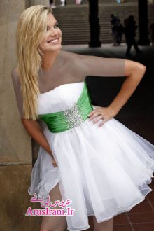 لباس مجلسی پرنسس کوتاه 2015