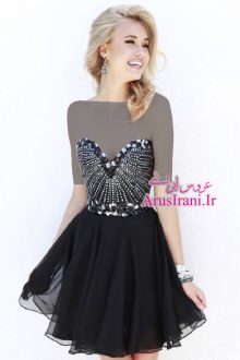 لباس مجلسی کلوش کوتاه 2015