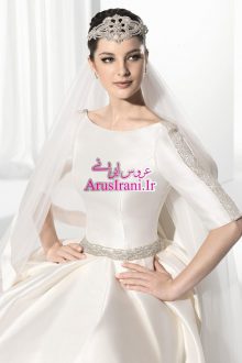 لباس عروس طرح A دنباله دار 2015