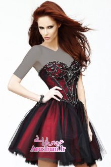 لباس مجلسی کلوش کوتاه 2015