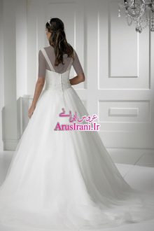 لباس عروس طرح A دنباله دار 2015