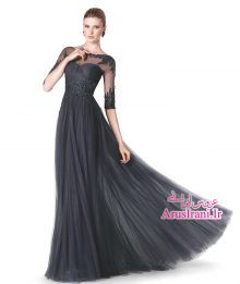 لباس مجلسی طرح A بلند 2015