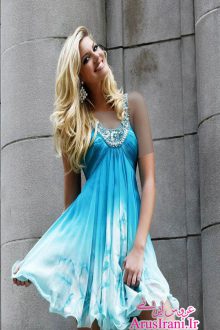 لباس مجلسی کلوش کوتاه 2015