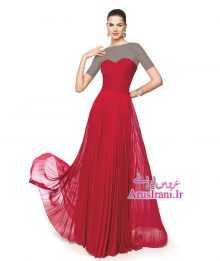 لباس مجلسی طرح A بلند 2015