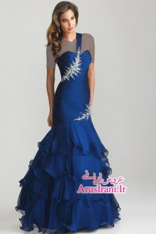 لباس مجلسی کلوش بلند 2015