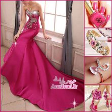 لباس مجلسی کلوش دنباله دار 2015