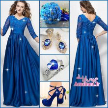 لباس مجلسی سلطنتی بلند 2015