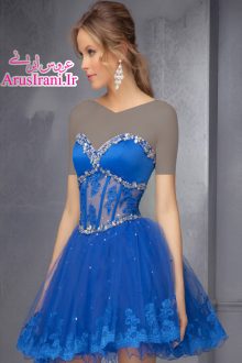 لباس مجلسی طرح A کوتاه 2015