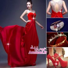 لباس مجلسی سلطنتی دنباله دار 2015