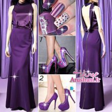 لباس مجلسی کلوش بلند 2015