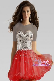 لباس مجلسی طرح A کوتاه 2015