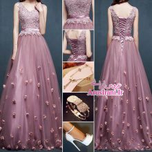 لباس مجلسی طرح A دنباله دار 2015