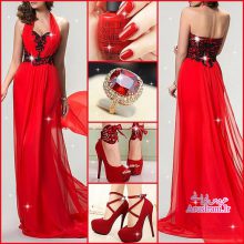 لباس مجلسی سلطنتی دنباله دار 2015