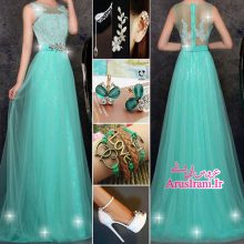 لباس مجلسی سلطنتی دنباله دار 2015