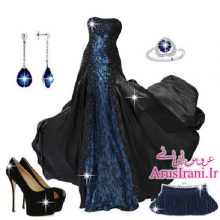لباس مجلسی طرح A بلند 2015
