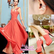 لباس مجلسی سلطنتی بلند 2015