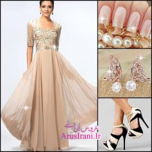 لباس مجلسی سلطنتی بلند 2015