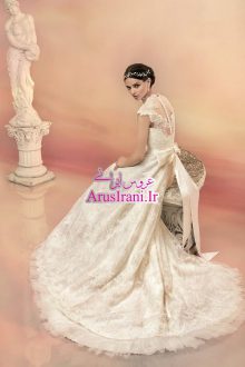 لباس عروس طرح A دنباله دار 2015