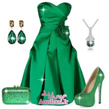 لباس مجلسی طرح A کوتاه 2015