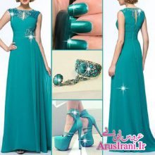 لباس مجلسی سلطنتی بلند 2015