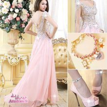 لباس مجلسی طرح A دنباله دار 2015