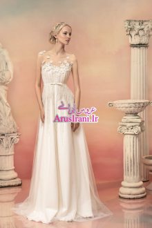 لباس عروس سلطنتی بلند 2015