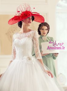 لباس عروس پرنسس بلند 2015