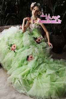 لباس نامزدی پرنسسی بلند