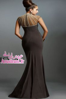 لباس مجلسی کلوش دنباله دار 2015