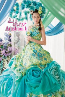 لباس نامزدی پرنسسی بلند