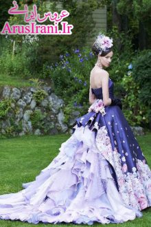 لباس نامزدی پرنسسی بلند