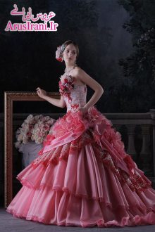 لباس نامزدی پرنسسی بلند