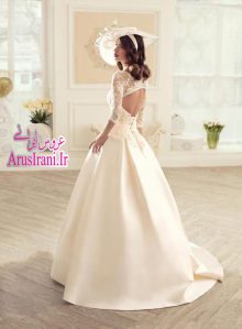 لباس عروس پرنسس دنباله دار 2015