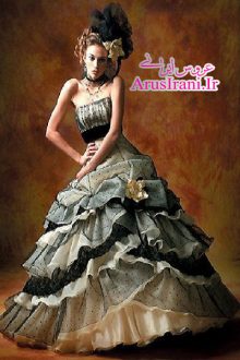 لباس نامزدی پرنسسی بلند