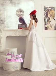 لباس عروس پرنسس دنباله دار 2015