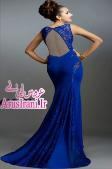 لباس مجلسی کلوش دنباله دار 2015