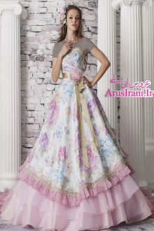 لباس نامزدی پرنسسی بلند