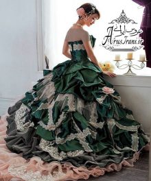 لباس نامزدی پرنسسی بلند