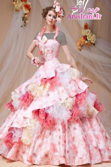 لباس نامزدی پرنسسی بلند