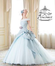 لباس نامزدی پرنسسی بلند
