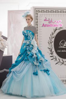 لباس نامزدی پرنسسی بلند