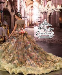 لباس نامزدی پرنسسی بلند