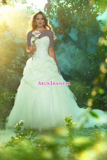 لباس عروس پرنسس دنباله دار