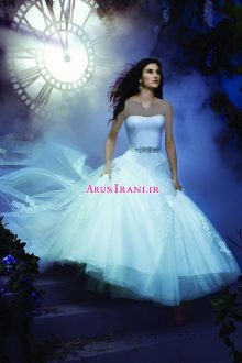 لباس عروس پرنسس دنباله دار